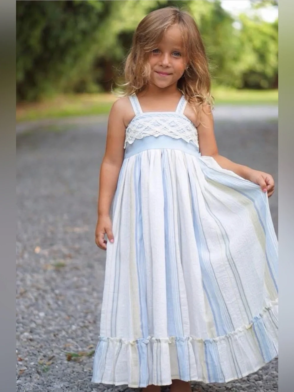 blue dress white Freesia Formal Ice - XXS Line Maxi Dress With Wmstar Plus Size Party EMBELLISHMENT_Beaded Color:Soft Champagne Bouquet